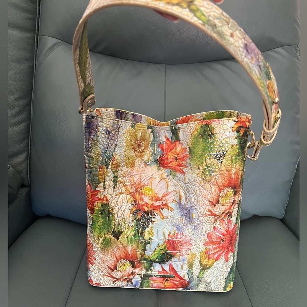 Brahmin Celina Succulent Bloom Melbourne Bucket Bag